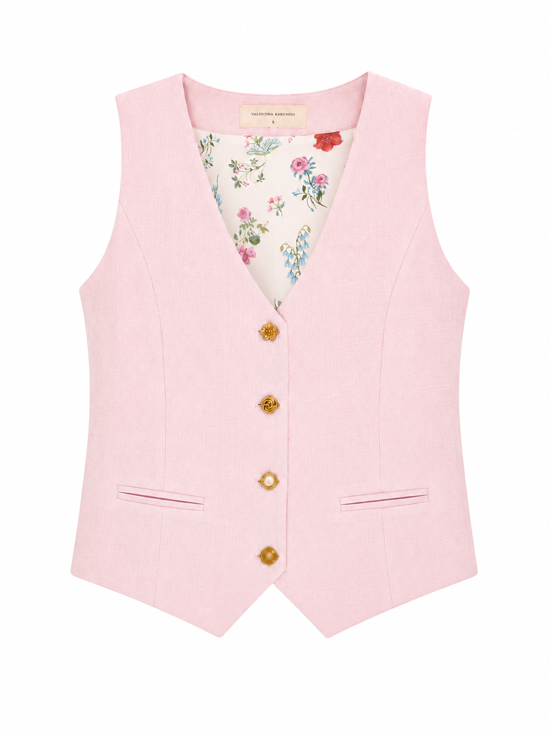 Cuyo Vest Dusty Pink
