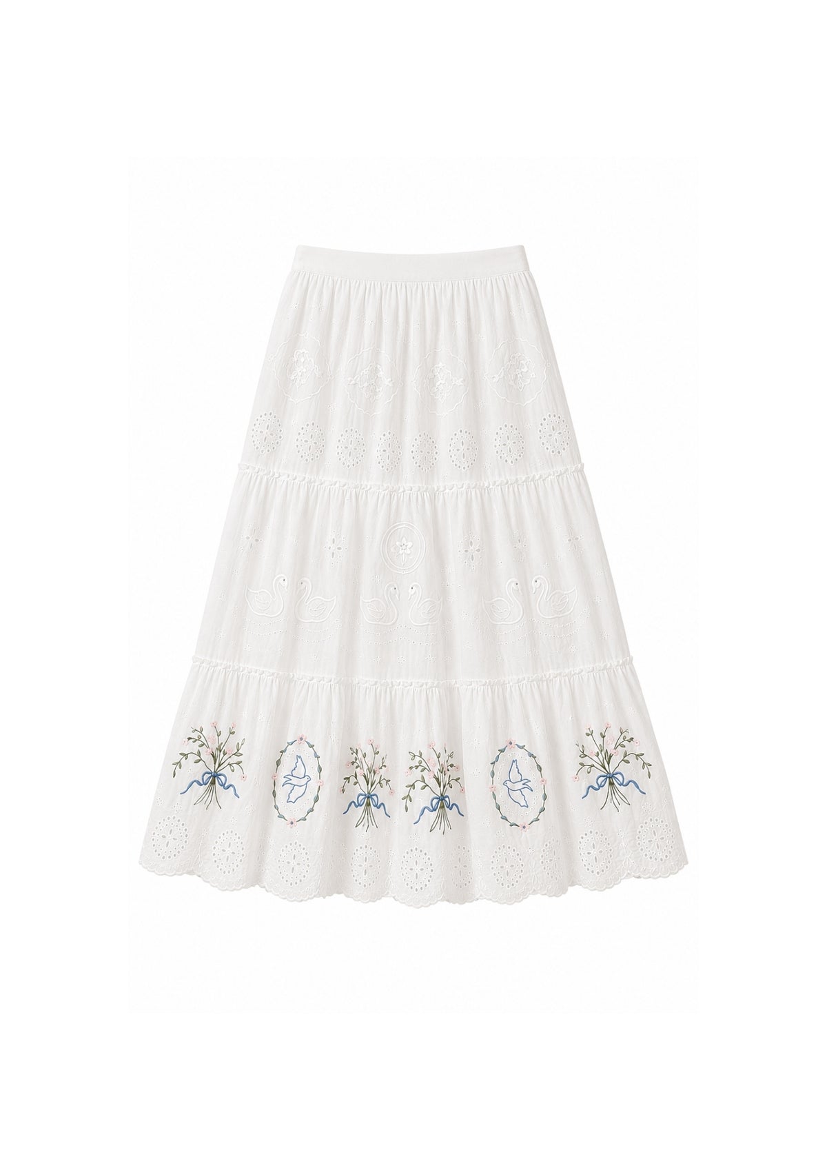 Penelope Skirt Off White