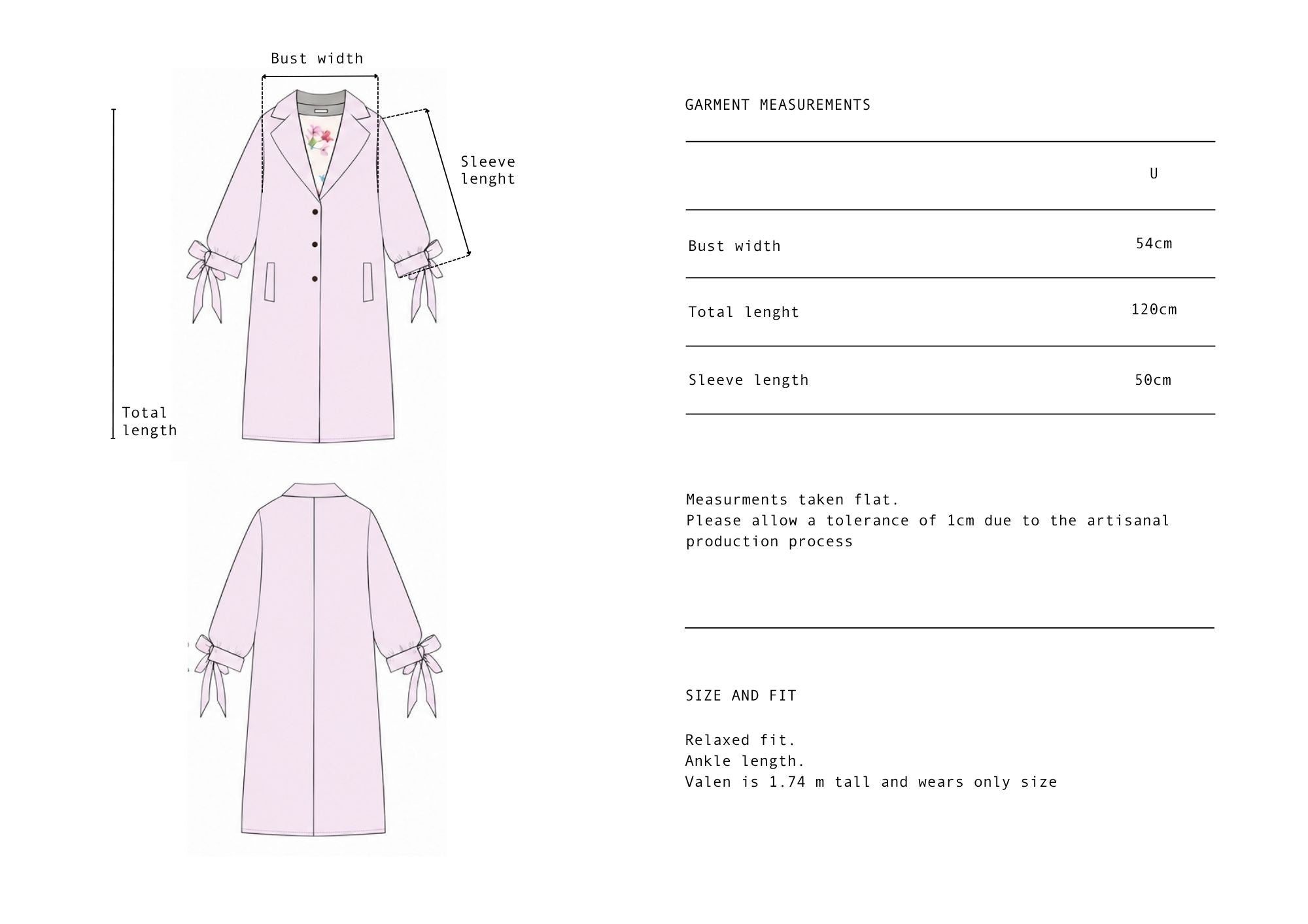Leonora Trench Dusty Pink