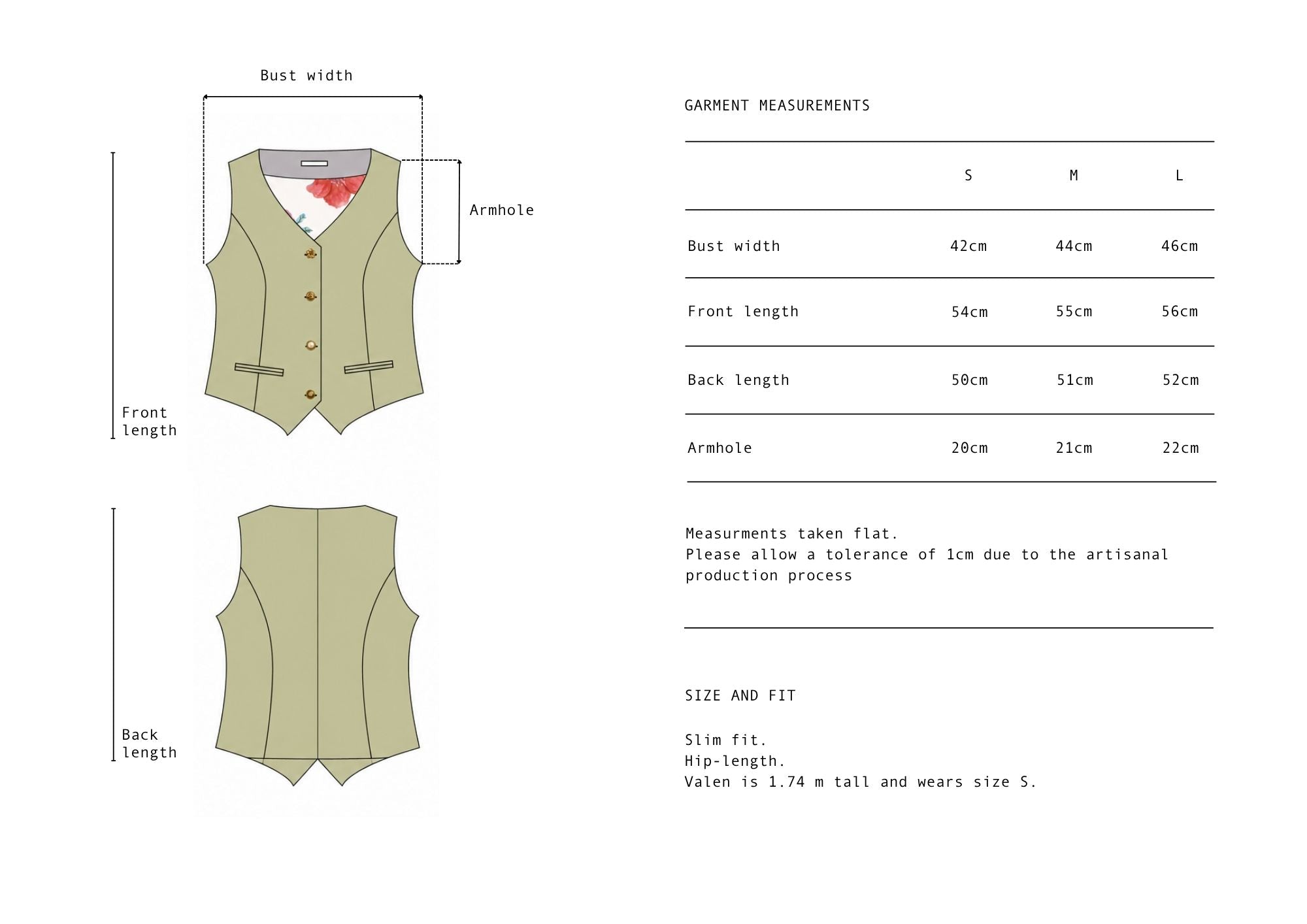 Cuyo Vest Olive Green