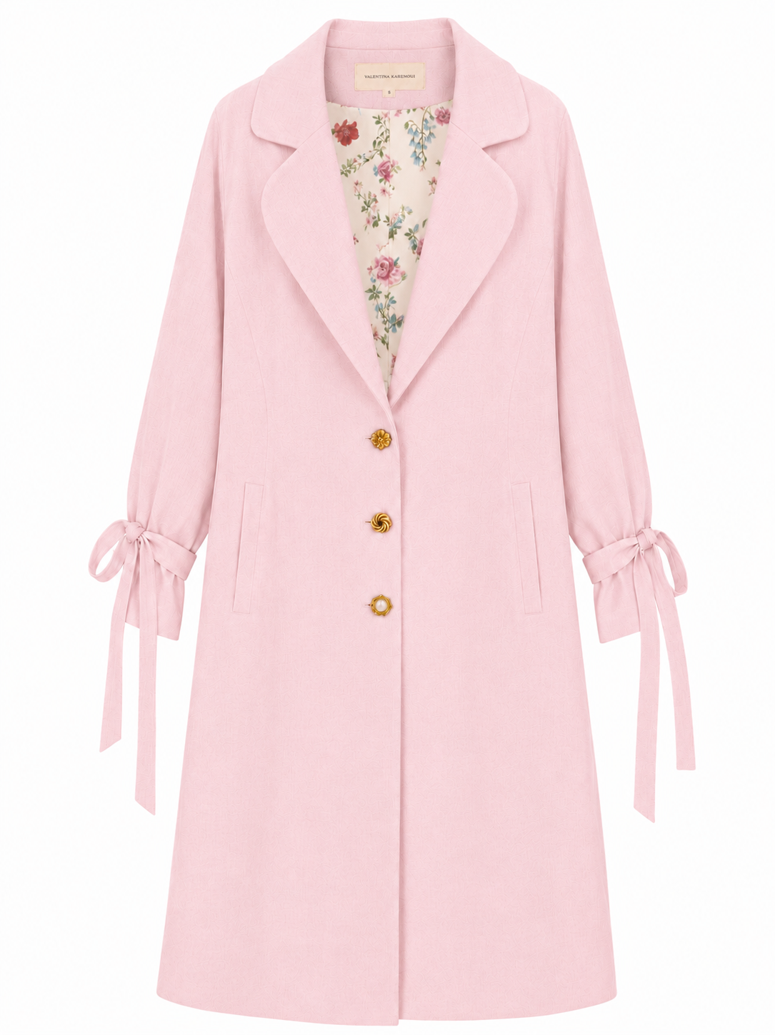 Leonora Trench Dusty Pink