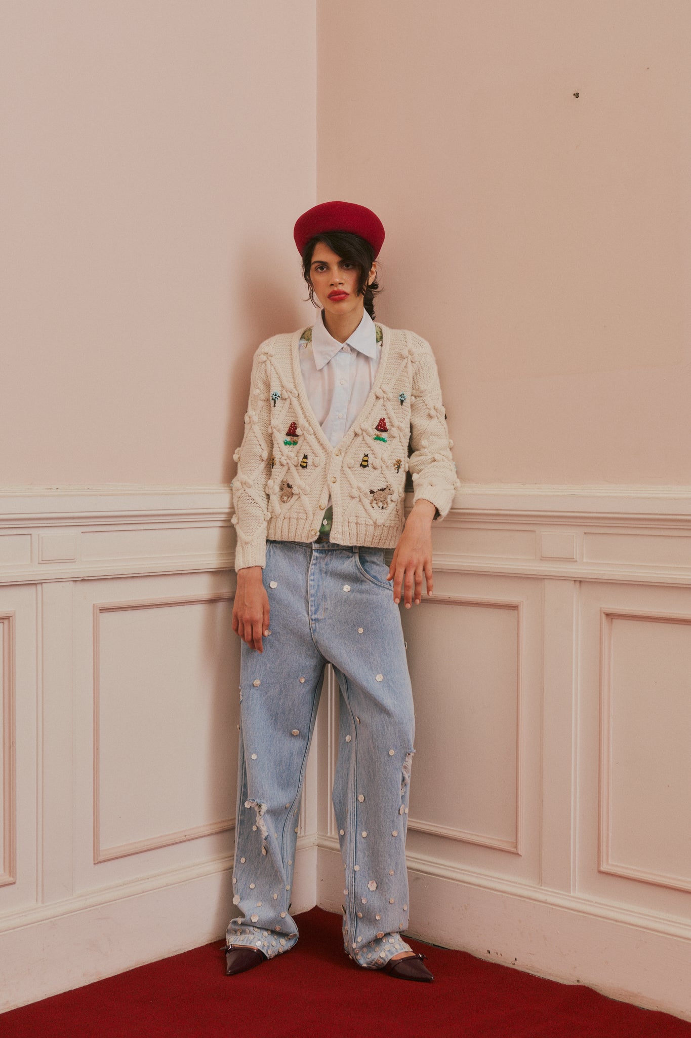 Caballitos Cardigan natural