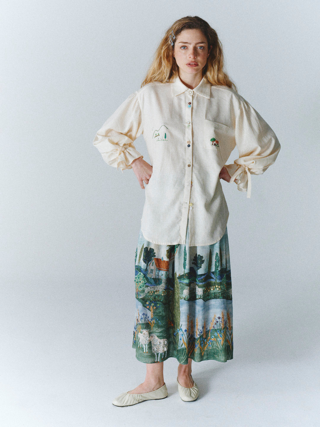 Ines Blouse Cream