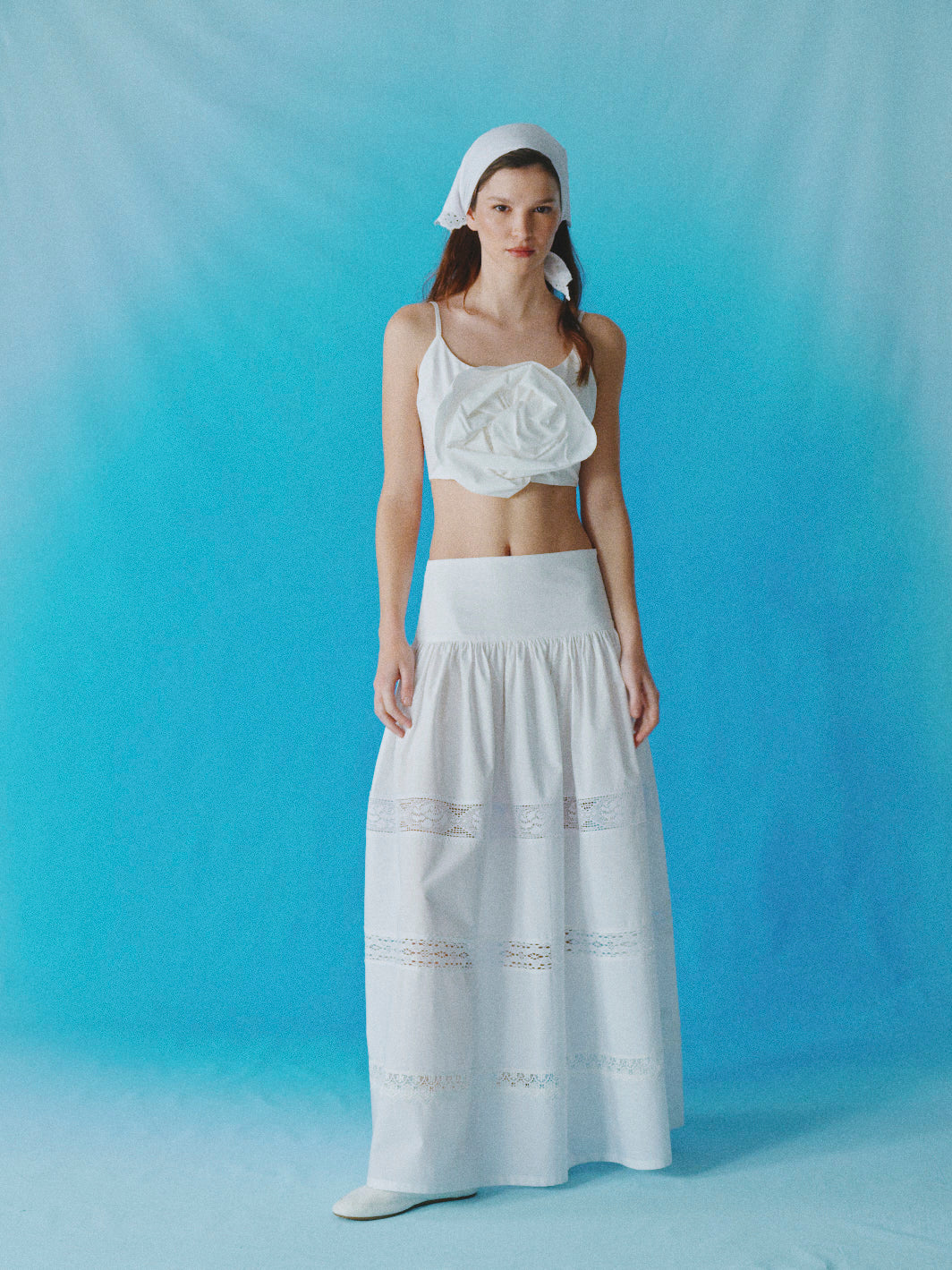 La Rosa Top White