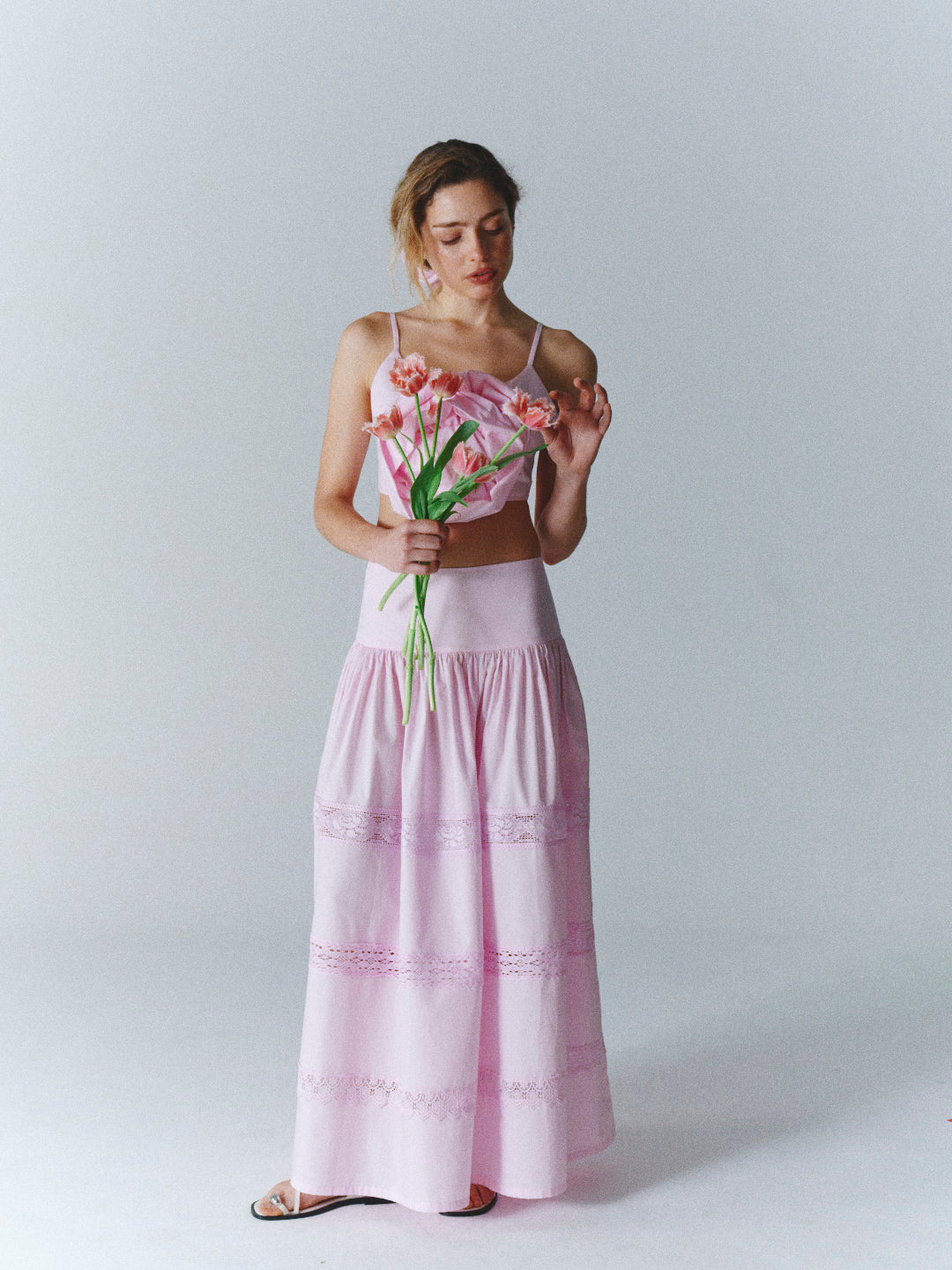La Rosa Top Dusty Pink