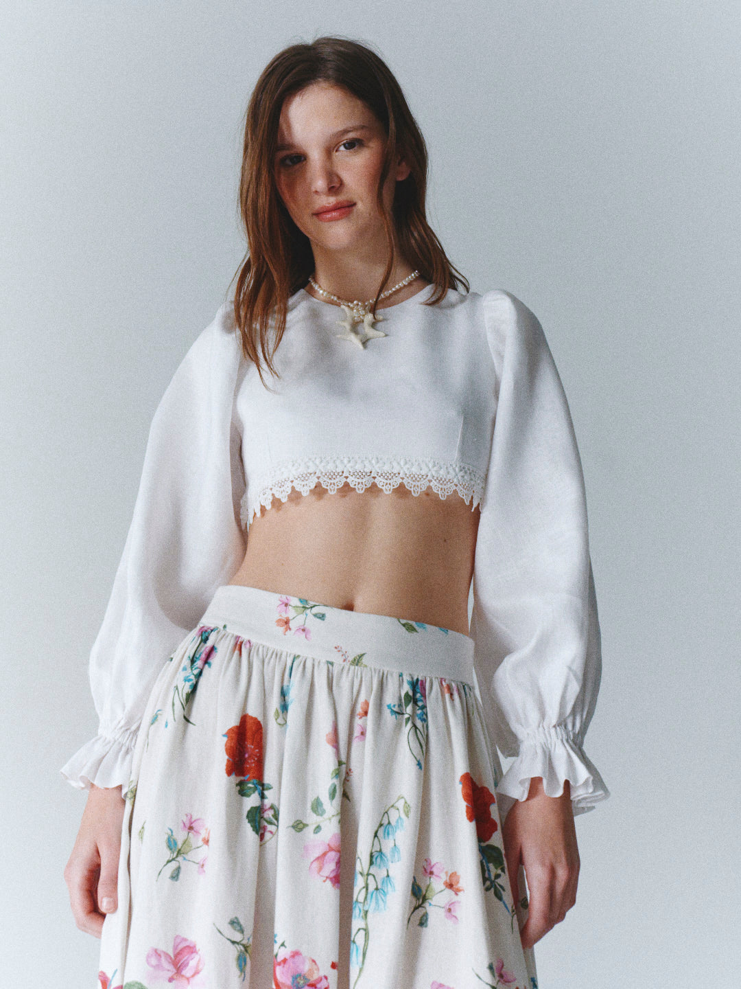 Milena Top White