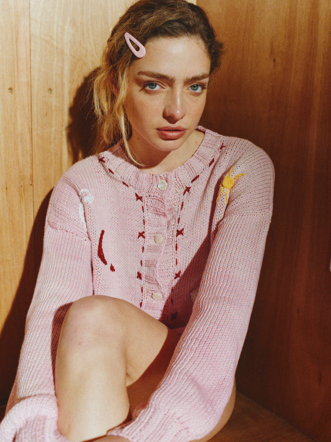 Ofelia Cardigan dusty pink