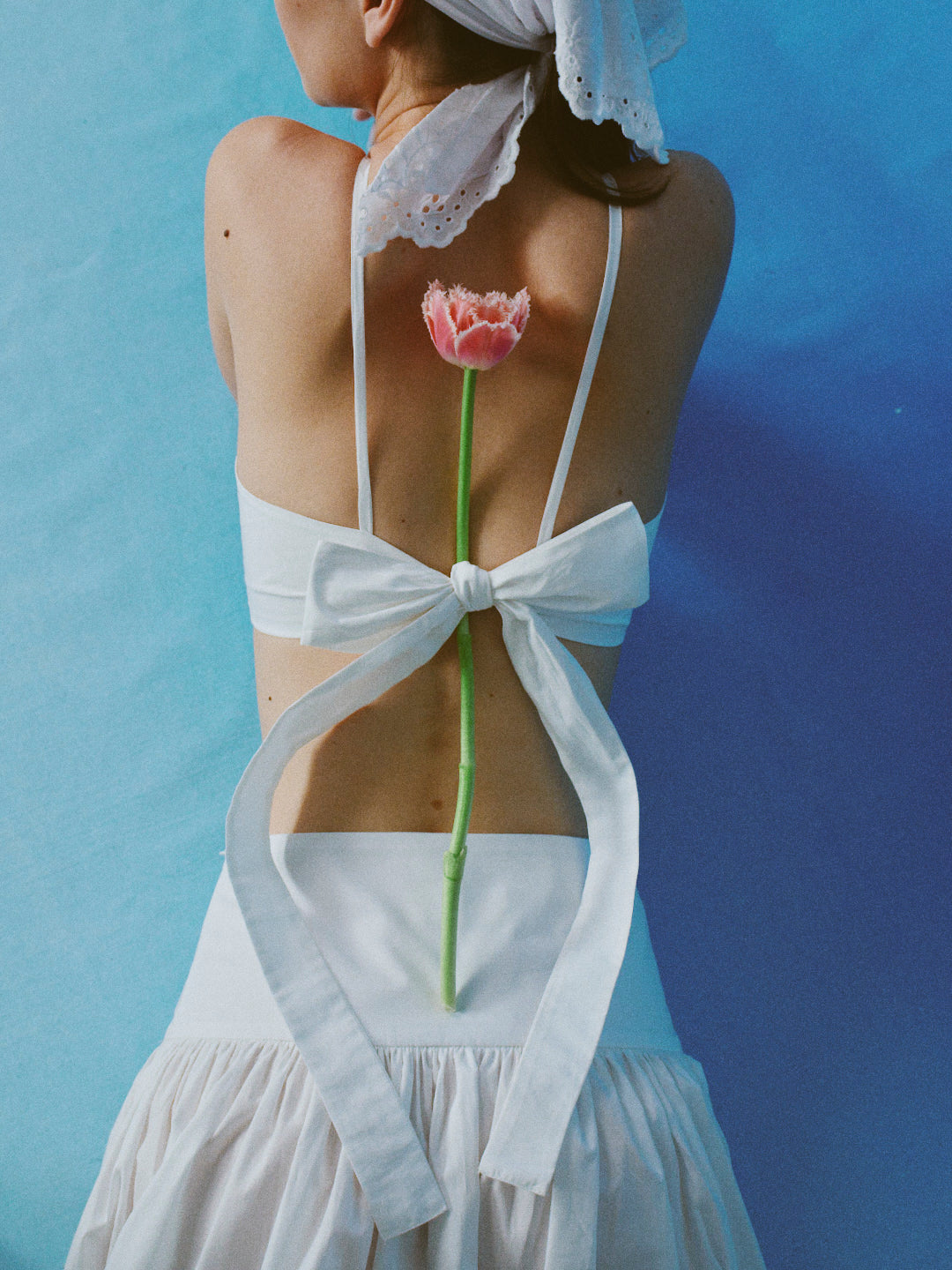 La Rosa Top White