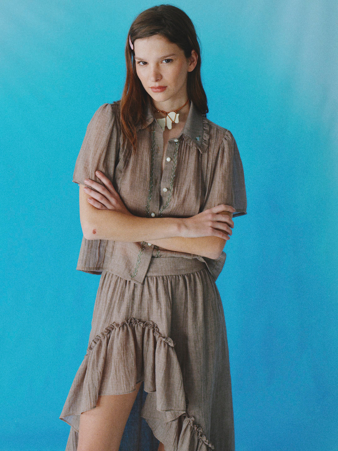 Malta Blouse taupe