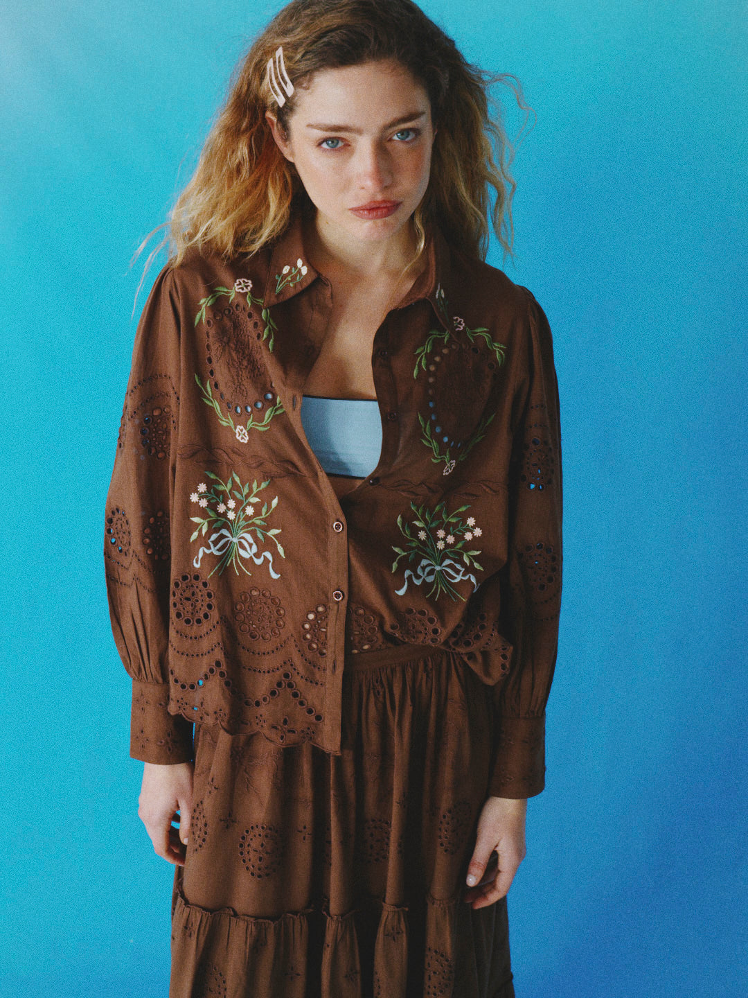 Enriqueta Blouse Chocolate