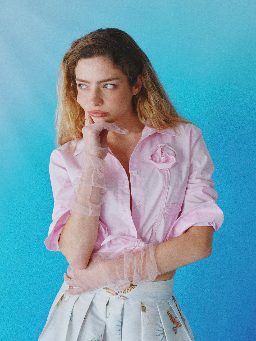 Brigitte Blouse Dusty Pink