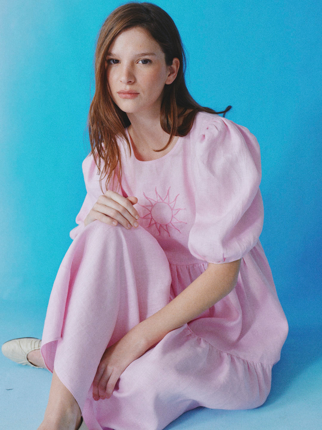 Dolly Dress Dusty Pink