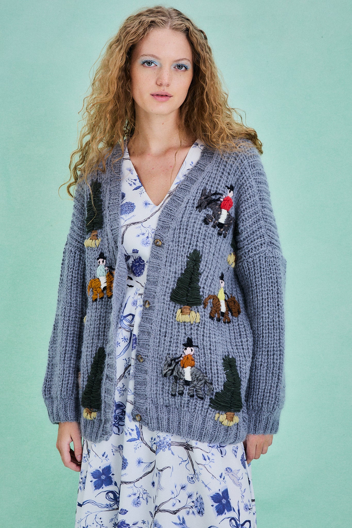 Arelauquen Cardigan gray