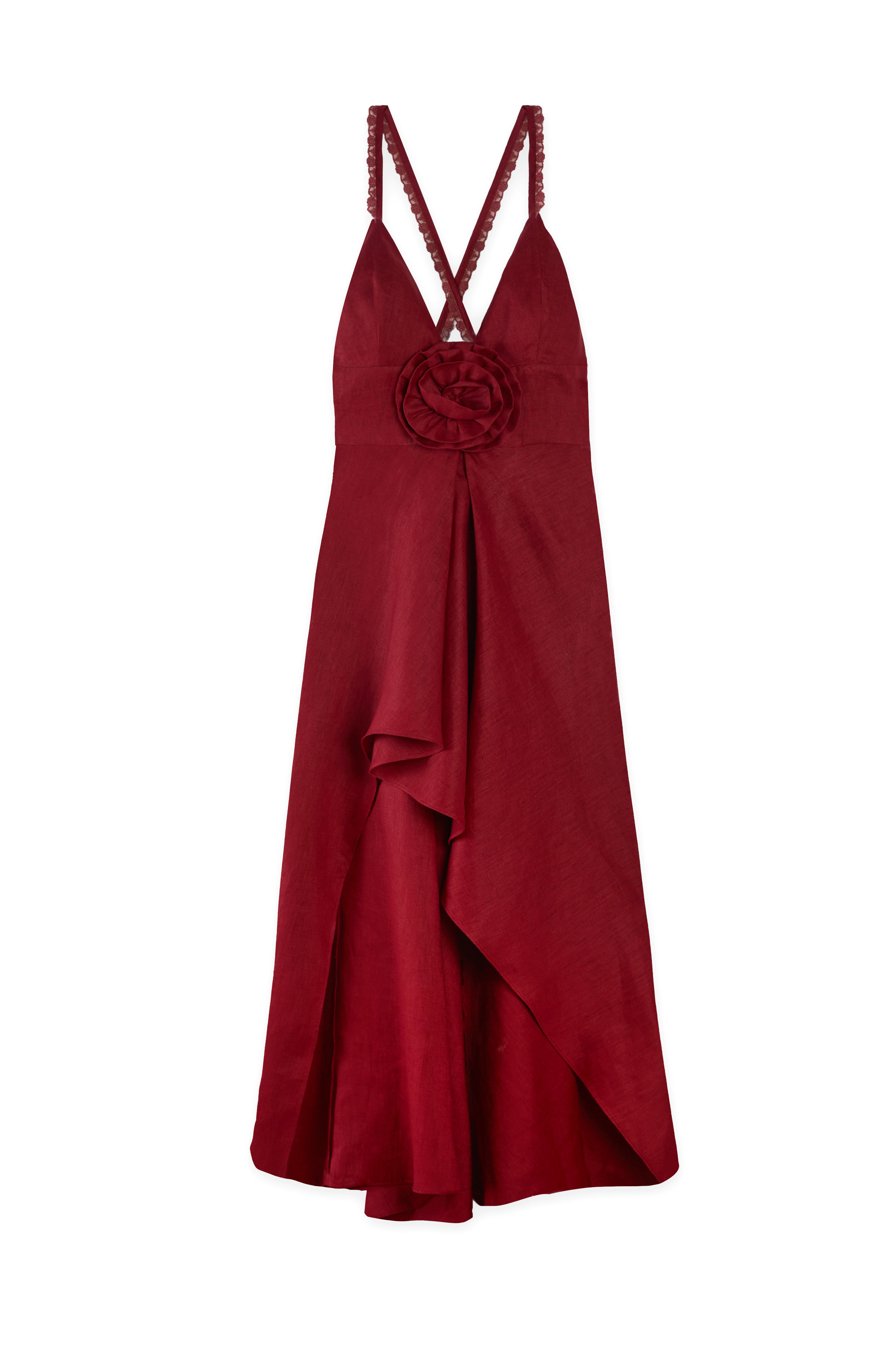 Cala Dress bordeaux