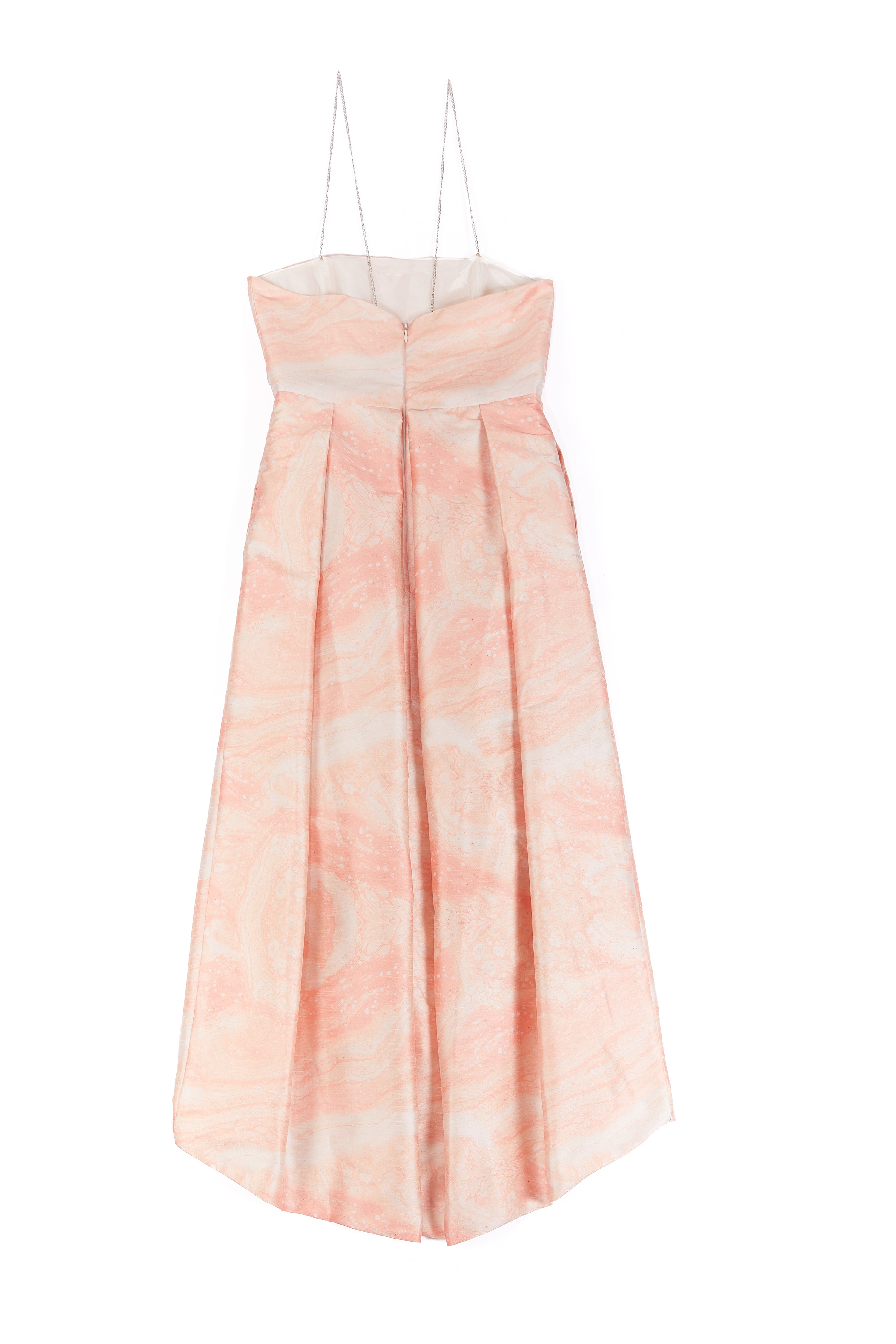 Jose Ignacio Dress peach liquid