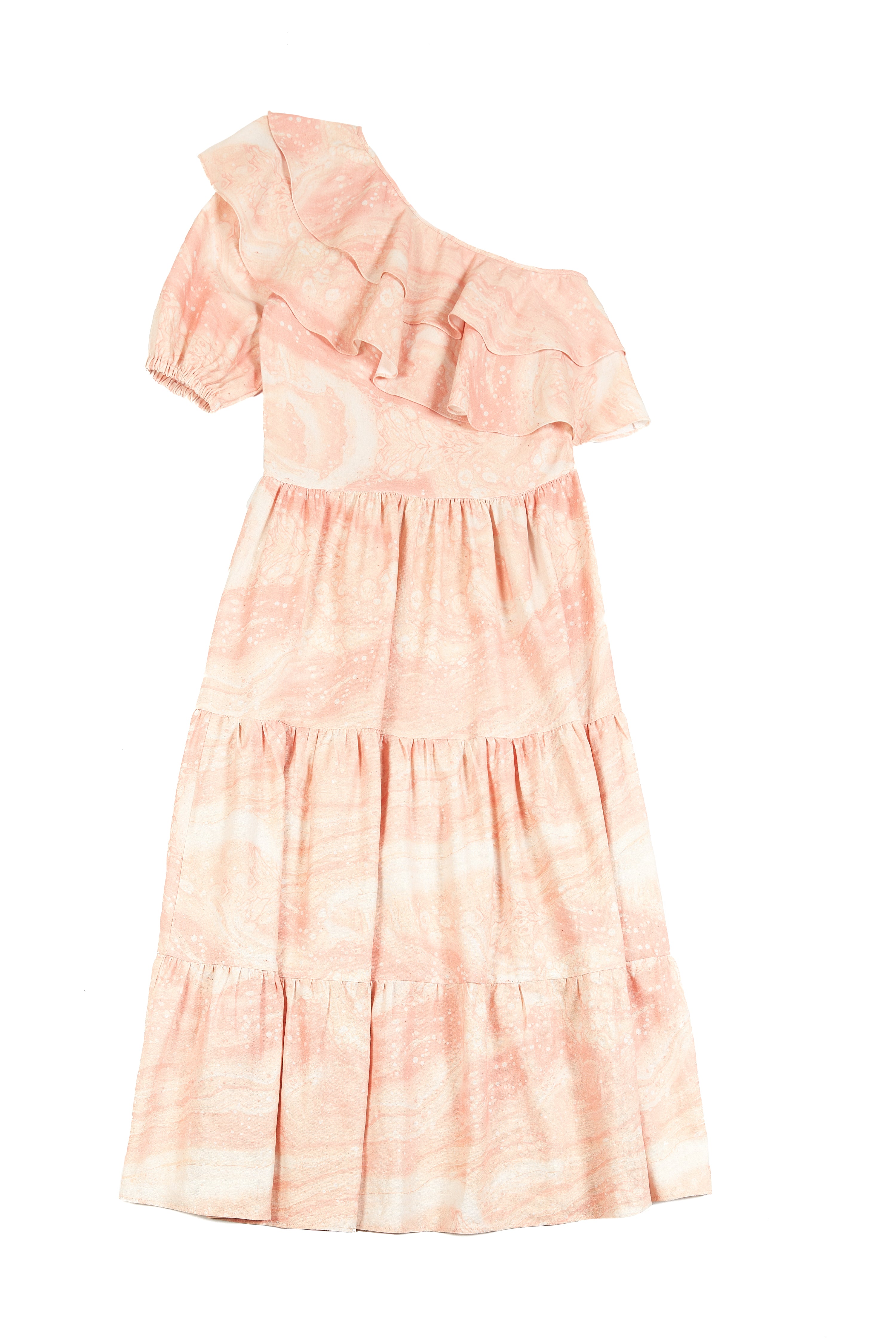 Marea Dress peach liquid