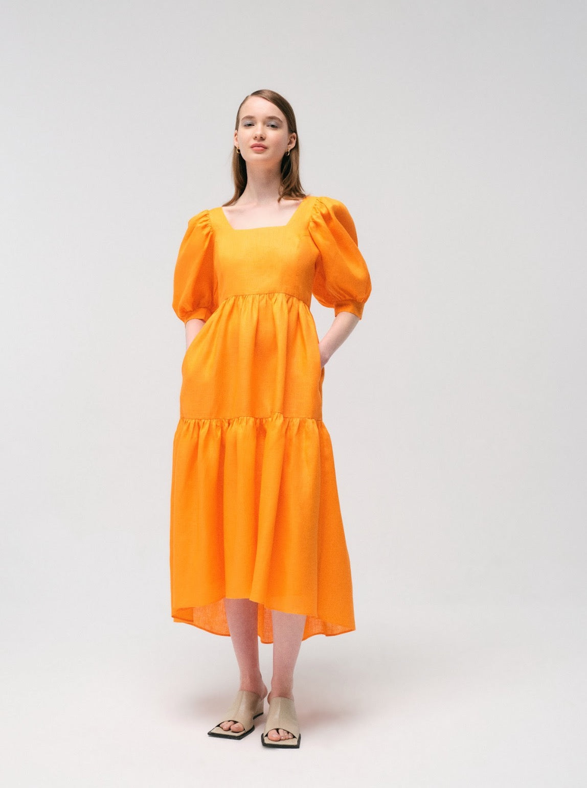 Ambar Dress orange